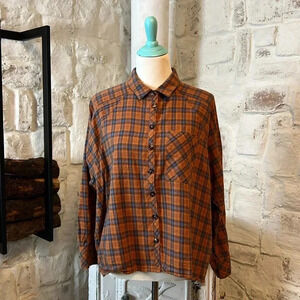 Peach Love California | Cozy Cotton Fall Flannel
